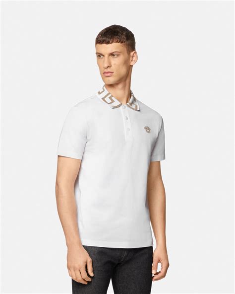 polo versace blanc